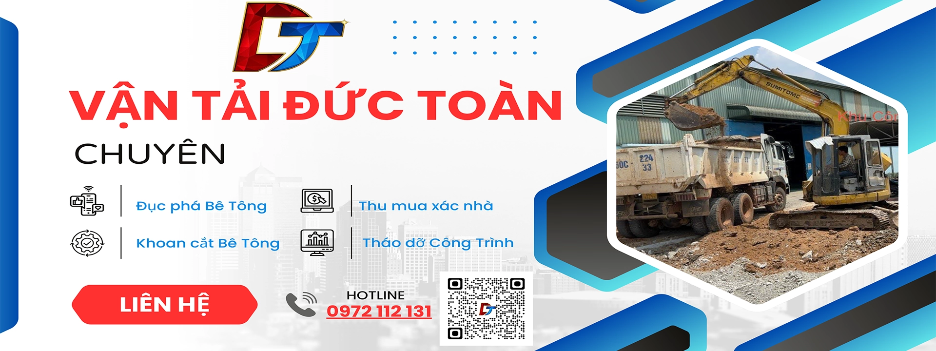 thuê máy đào Hóc Môn