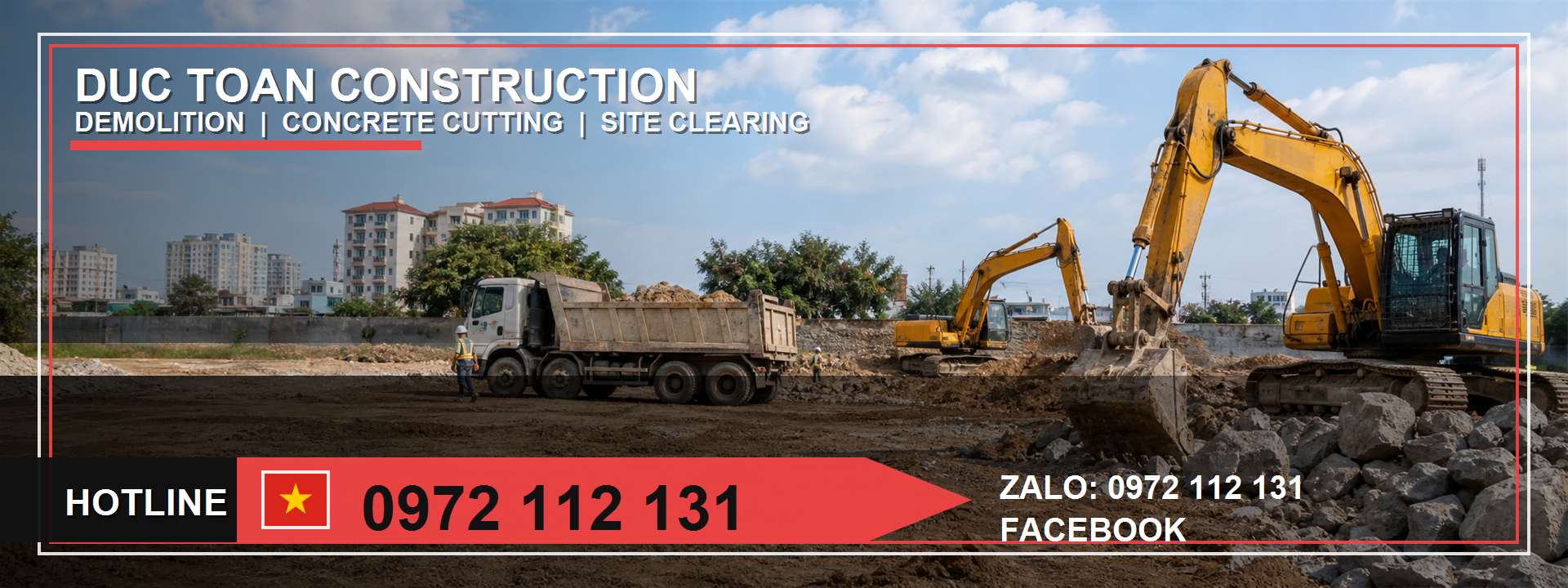 thuê máy xúc giá rẻ Củ Chi